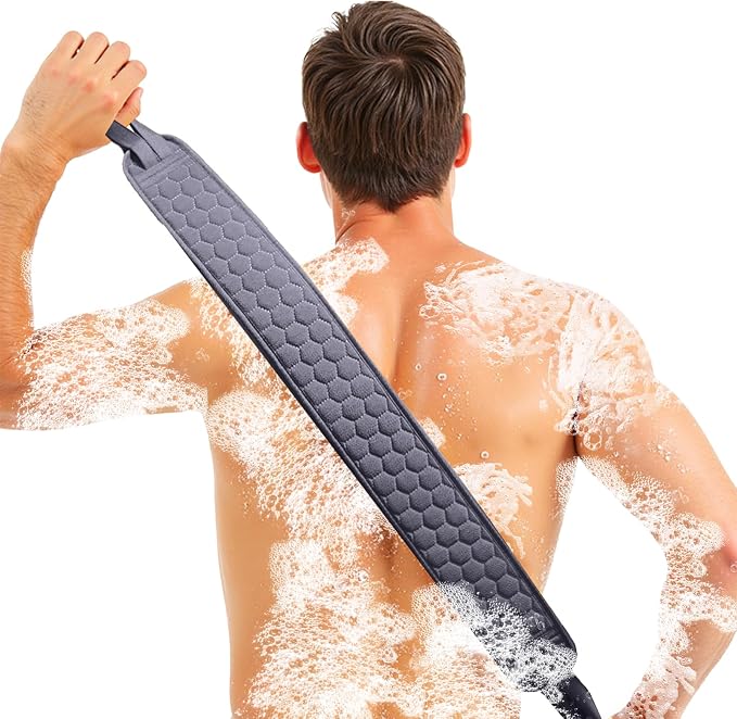 Back Scrubber for Shower with Handles, 40 Inch Extra Long Double-Sided by Unknown
