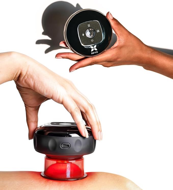 REVO The Original 4-in-1 Smart Cupping Therapy Massager, Muscle Soreness by Revomadic