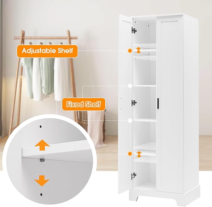 Favfurish 71" Tall Bathroom Storage Cabinet - Image 5