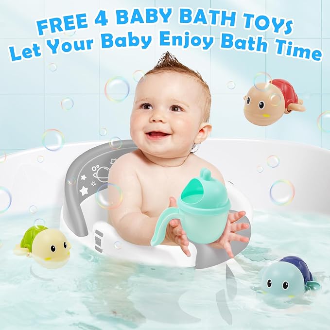 Baby Bath Seat for Babies 6 Months & up, Baby Bathtub Chair, Non-Slip Toddler - Image 5