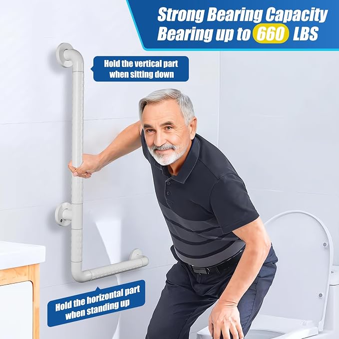 L Shaped Grab Bar for Elderly - Image 7