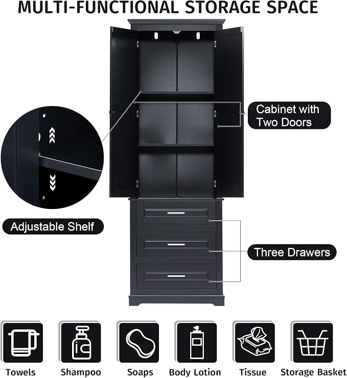 Polibi Tall Storage Cabinet - Image 6