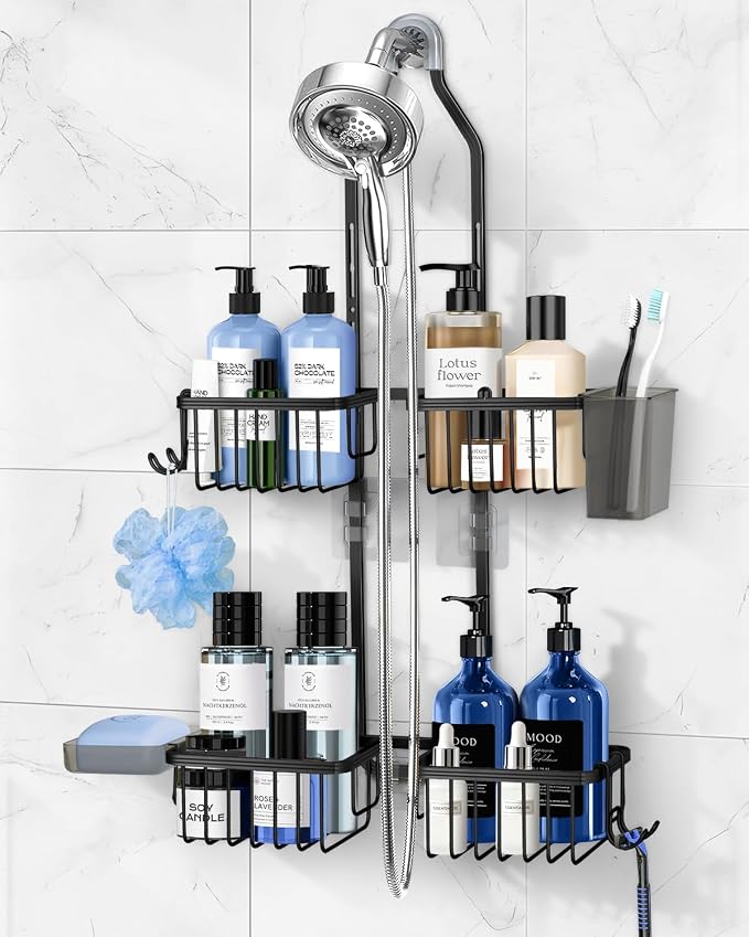 Adjustable Shower Caddy Hanging by MSAICOE