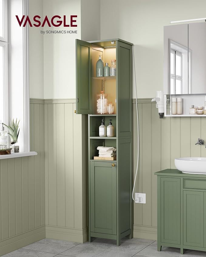 VASAGLE Tall Storage Cabinet - Image 2