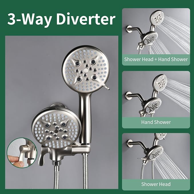 L829-2 Brushed Nickel Shower Faucet Set - Image 5