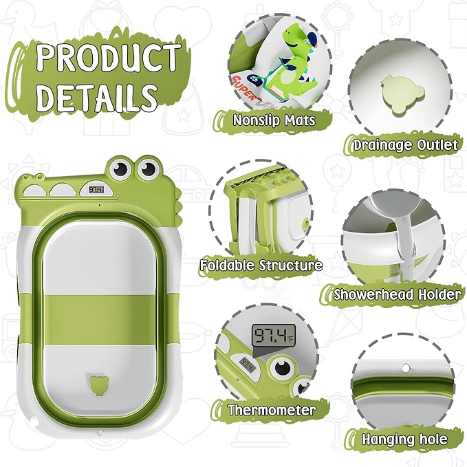 MoreFeel Collapsible Baby Bathtub - Image 2