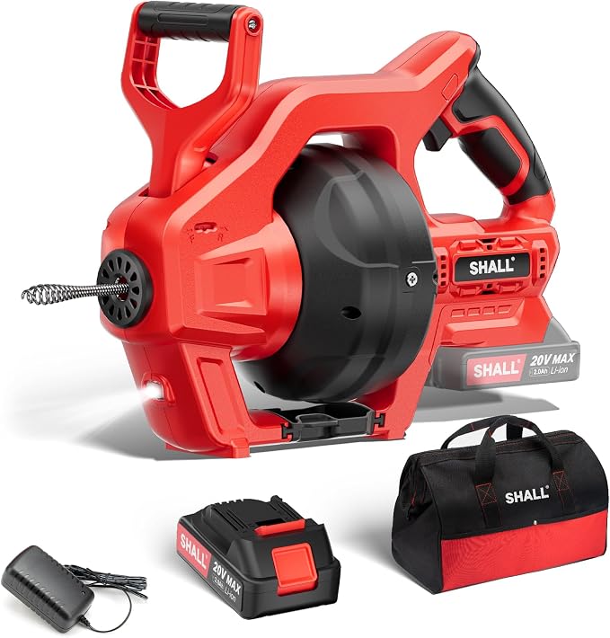 SHALL 20V Cordless Drain Auger by SHALL
