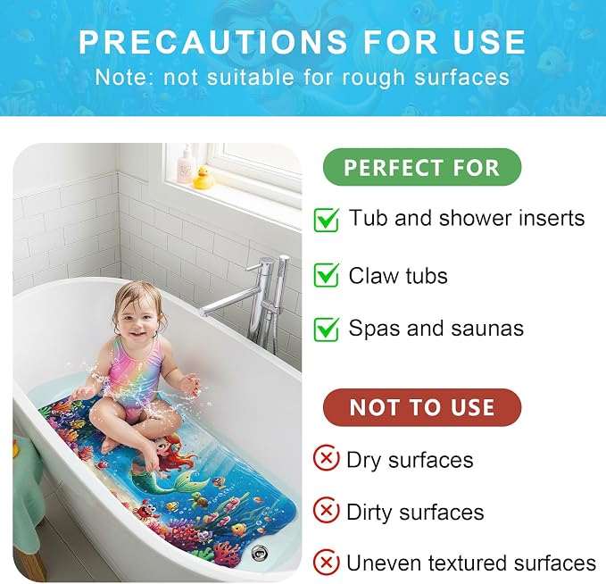 Upgrade Cartoon Baby Bath Mat Non Slip - Image 8