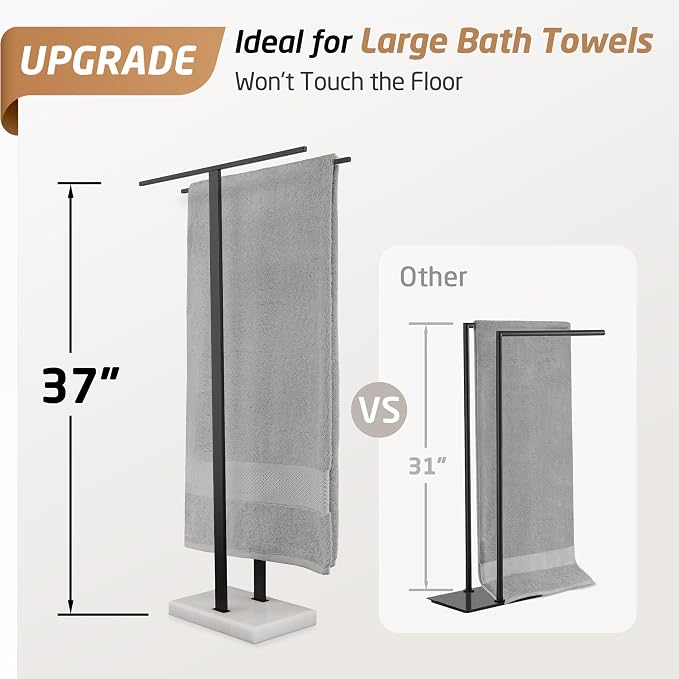 KES Standing Towel Rack, Free Standing Towel Racks - Image 2