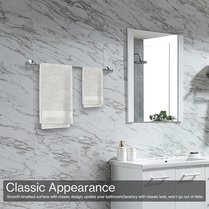 Newfun 8-Pieces 24" Bathroom Hardware Set, Bathroom Accessory Set, Includes 24" - Image 7