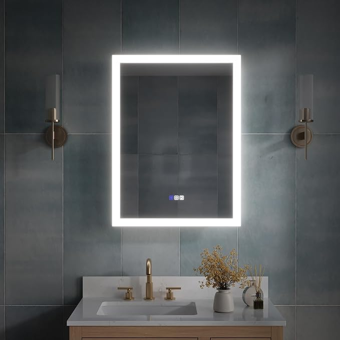 WELLFOR 24 x 32 Inch LED Medicine Cabinet - Image 3