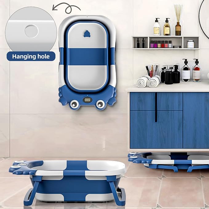 Collapsible Baby Bathtub for Newborns to Toddler - Image 3