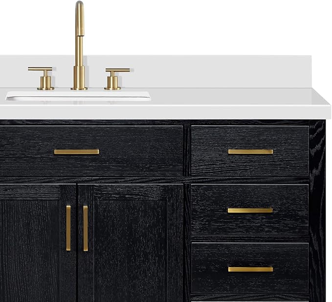 ARIEL Hepburn 61 Inch Single Rectangle Sink Bathroom Vanity - Image 14