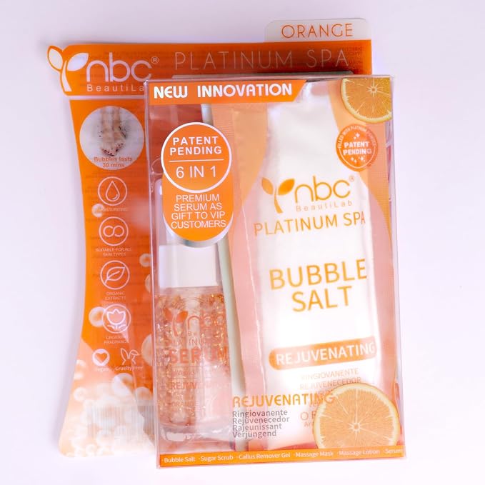 Pedicure Kit Foot Soak Set: Bubble Salt, Sugar Scrub, Massage Mask, Massage - Image 6