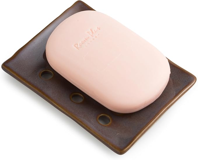 Soap Holder, Ceramic Soap Dish for Shower, Japanese Soap Tray by Cormomu