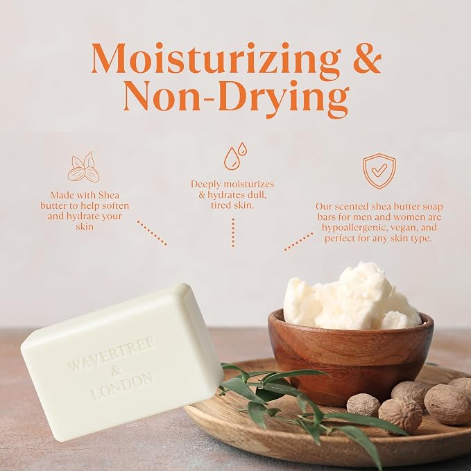Wavertree & London Summer Spritz Scented Natural Soap, 7oz Moisturizing French - Image 3