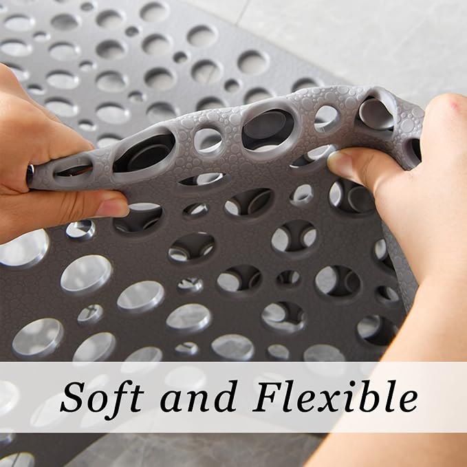 Non Slip Large Shower Mat 35.4"*23.6", TPE Bath Mats - Image 4