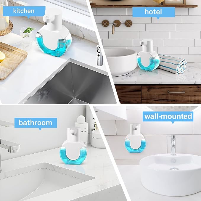 2 Pack Automatic Liquid Soap Dispenser, 14.2oz/420ML Touchless Automatic Soap - Image 7