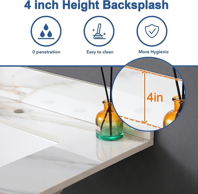 Montary 31"x 22" Bathroom Vanity Top - Image 6