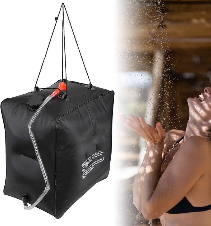 Solar Shower Bag, Waterproof Portable Camping Shower Water Bag, Solar Camping - Image 4