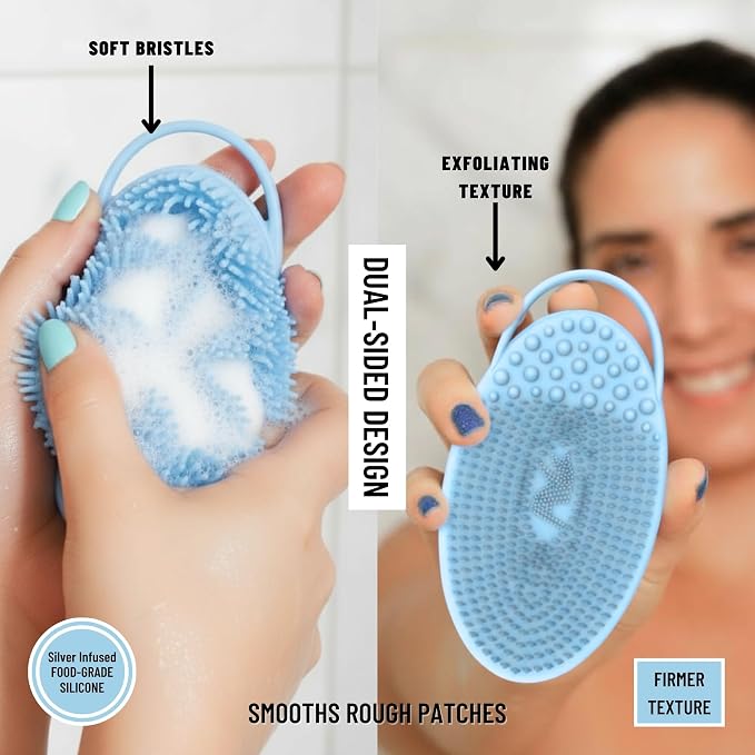 Silver Infused Exfoliating Body Scrubber - Image 4