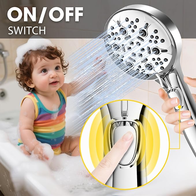 8-Mode High Pressure Handheld Shower Head - Image 2