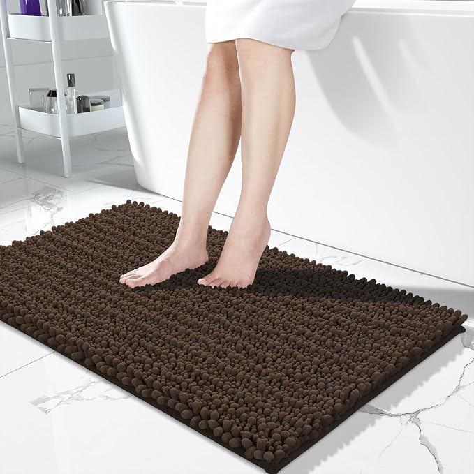 Yimobra Long Bathroom Rugs Non Slip Washable 44x24 Inch by Yimobra
