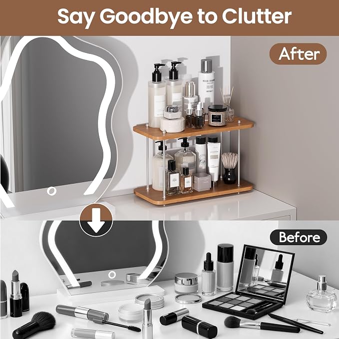 Bathroom Counter Organizer, Bathroom Shelf Organizers & Sink Organizer - Image 4