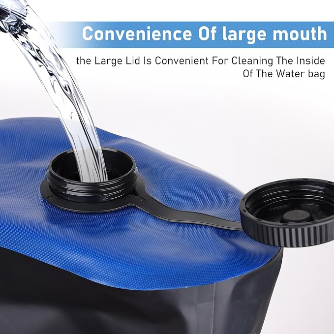 Camping Shower Bag, 5 Gal/20L TPU Material Portable Shower Bag - Image 8