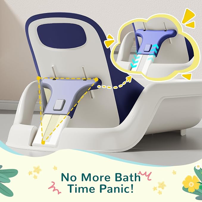 Baby Bathtub, 5-in-1 Reclining Baby Bathtub, Baby Bath Tub - Image 2