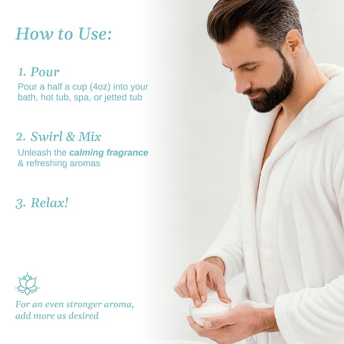 Relax Spa & Bath, Epsom & Dead Sea Salts, Aromatherapy Bath Salts - Image 7