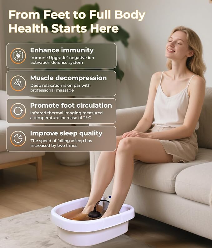 Ionic Foot Detox Machine 3.0, Foot Spa at Home detox, Ion Detox Foot Bath - Image 4