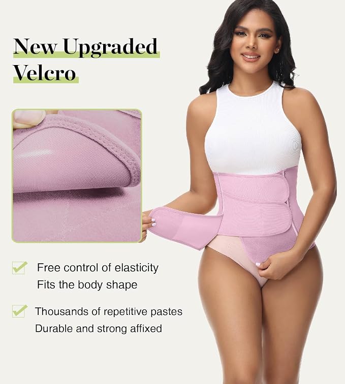 SHAPSHE Waist Trainer for Women Postpartum Recovery Wrap Waist Cincher Corset - Image 4