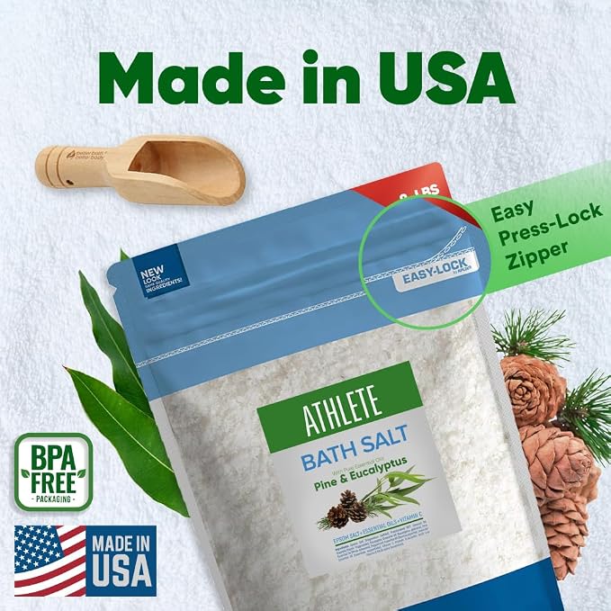 Athlete Bath Salt 128 Ounces Epsom Salt - Image 7