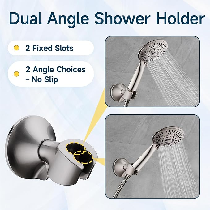 BRIGHT SHOWERS Handheld Shower Head Holder - Image 2