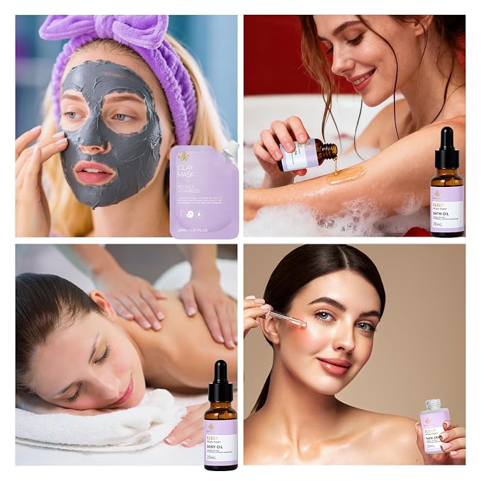 Lavender 23 Pcs Facial Skin Care Set, Luxury Bath and Body Gifts - Image 6