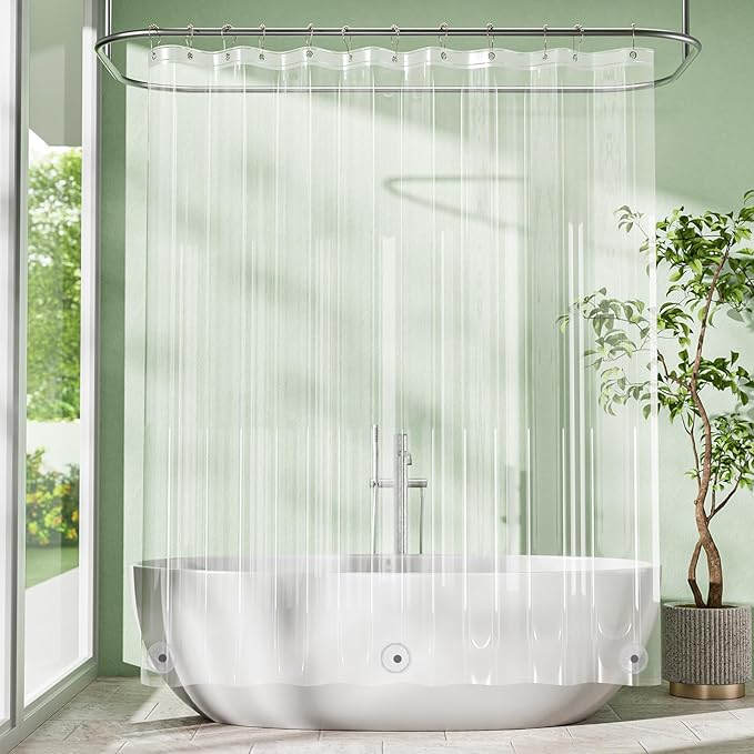 Amazer Long Shower Curtain Liner by Amazer