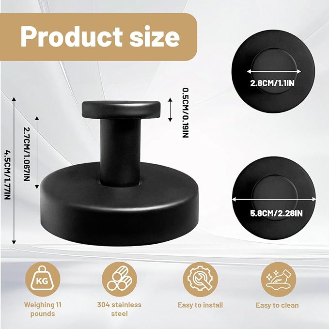 4Pcs New Model No-Drill Suction Cup Hooks - Image 3