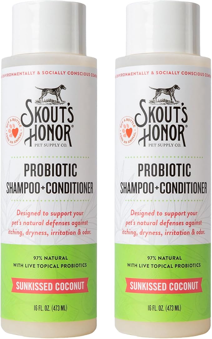 Skout's Honor Probiotic Dog Shampoo & Conditioner by SKOUTSHONOR