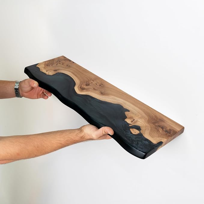RWA Live Edge Floating Shelf – Unique Wood Floating Shelf - Image 6