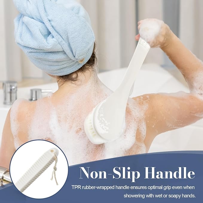 Back Scrubber for Shower, Shower Body Brush for Cleaning - Image 2
