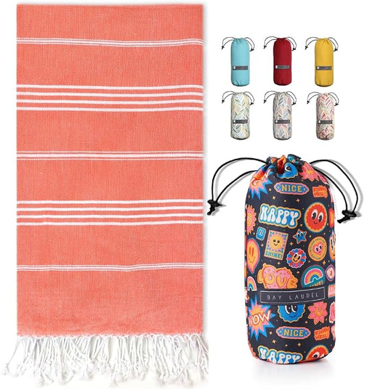 BAY LAUREL Turkish Beach Towel by BayLaurel