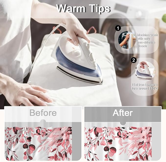 No Hook Shower Curtain and Liner Set, Bath Curtain Sets - Image 5