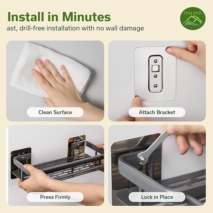 Shower Caddy Adhesive 2Pack - Image 5