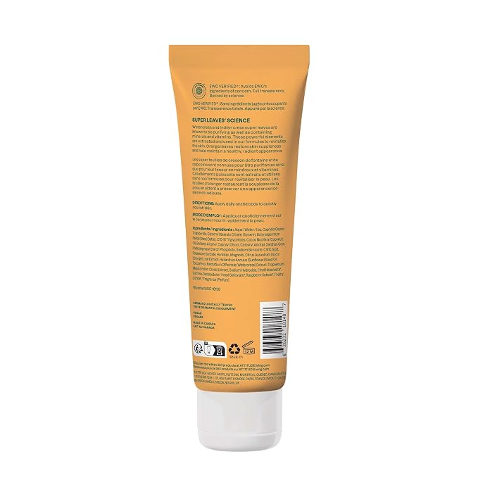 ATTITUDE Body Lotion, EWG Verified, Vegan & Cruelty-Free, Hydrating Moisturizer - Image 6