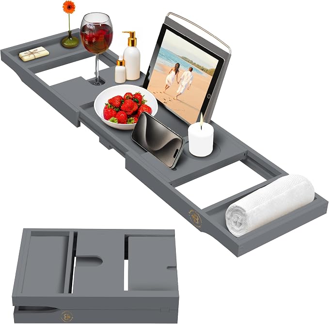 Wooden Bathtub Tray - Image 9