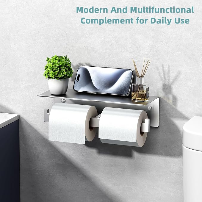Angle Simple Bathroom Toilet Paper Holder, SUS 304 Stainless Steel Toilet - Image 2