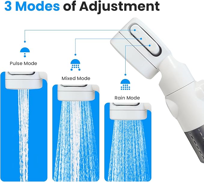 Portable Camping Shower Outdoor Camp Shower Pump, Upgrade Rechargeable Electric - Image 6