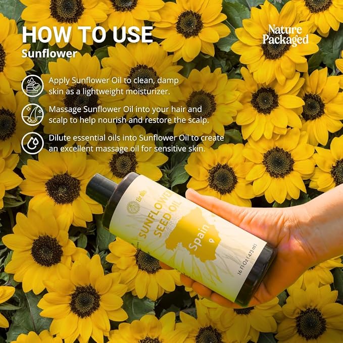 Nature Packaged Sunflower Carrier Oil - Image 7