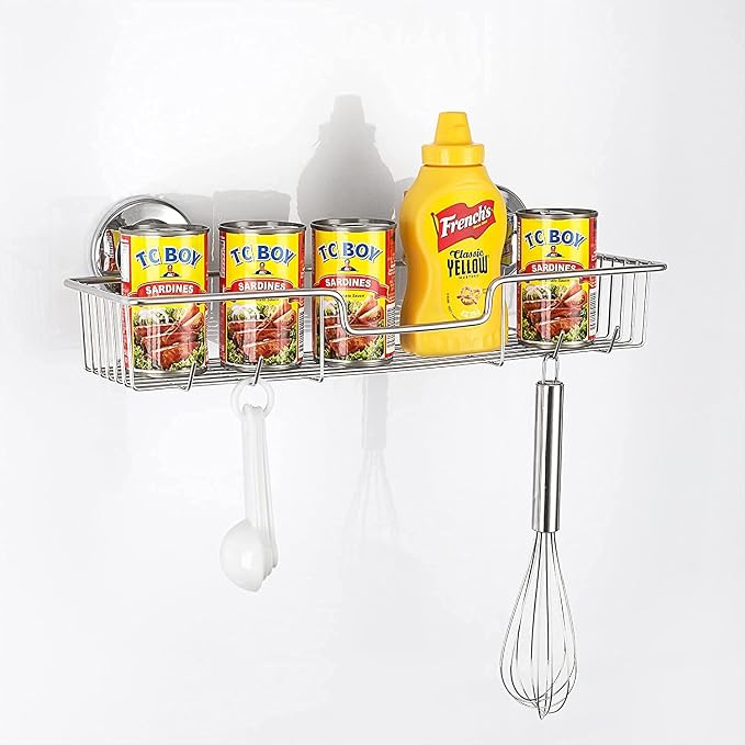 SANNO Suction Cup Shower Caddy Bathroom Caddies Storage Combo Organizer - Image 4